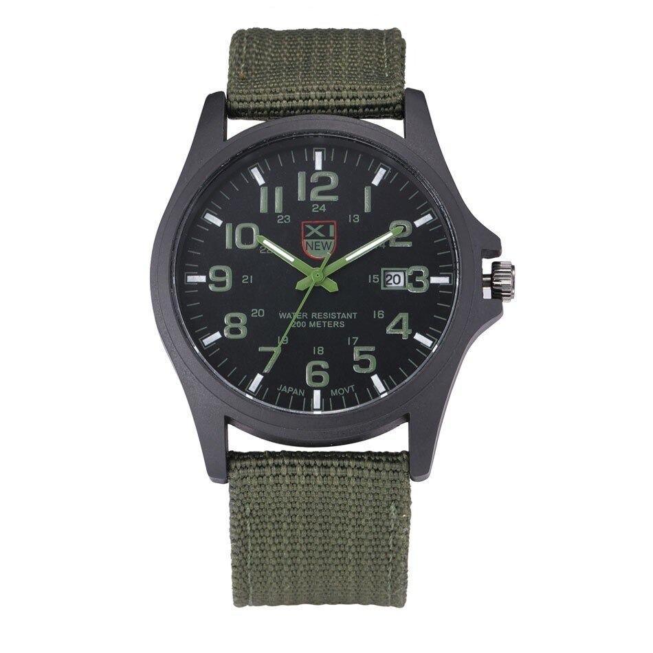 Durable Waterproof Military Style Wrist Watch for Men