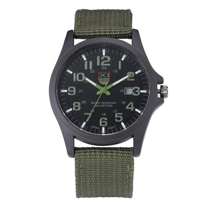 Durable Waterproof Military Style Wrist Watch for Men