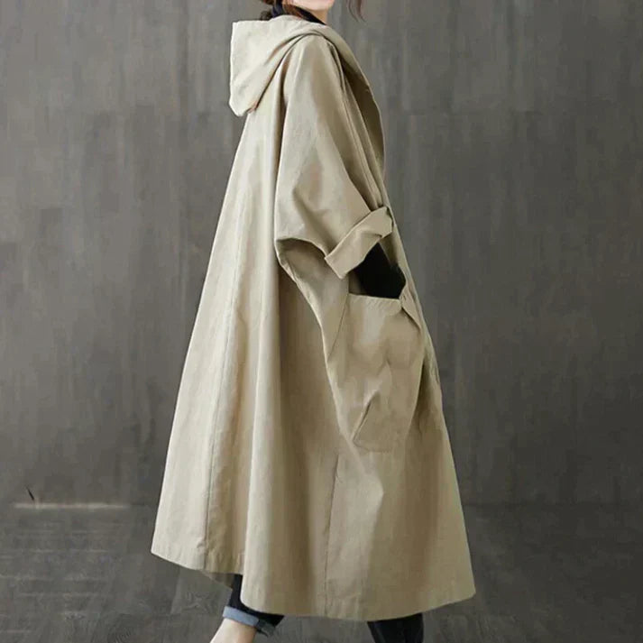 Dael Women's Oversized Trench Coat - OutfitLondon