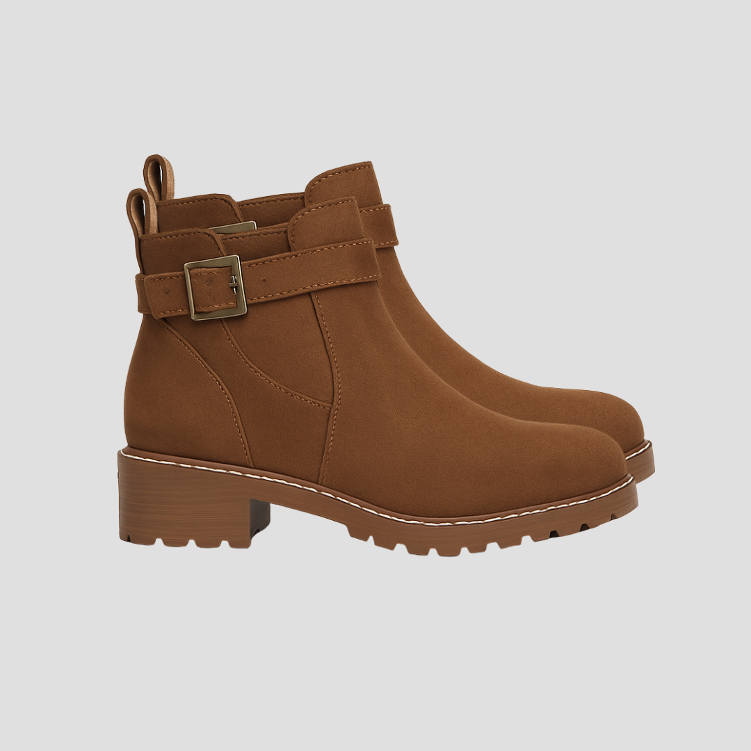 Ladies Elastic Side Ankle Boots