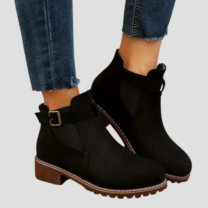 Ladies Elastic Side Ankle Boots