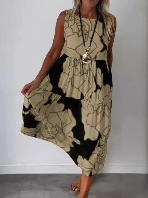 Beautiful Flower Summer Dress for Women - OutfitLondon