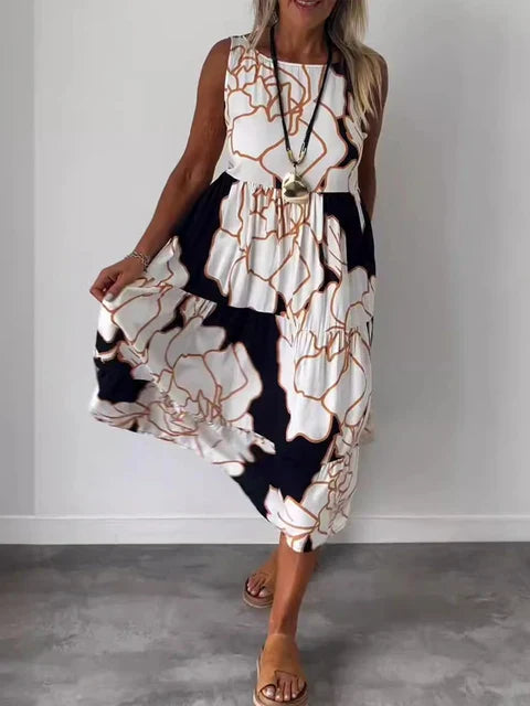 Beautiful Flower Summer Dress for Women
