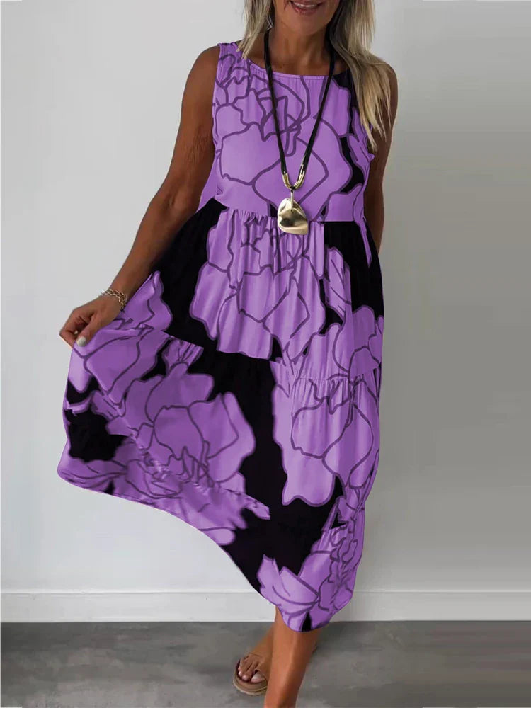 Beautiful Flower Summer Dress for Women