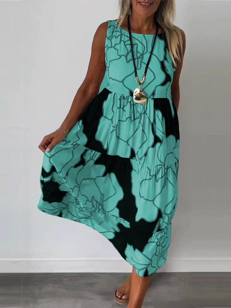 Beautiful Flower Summer Dress for Women