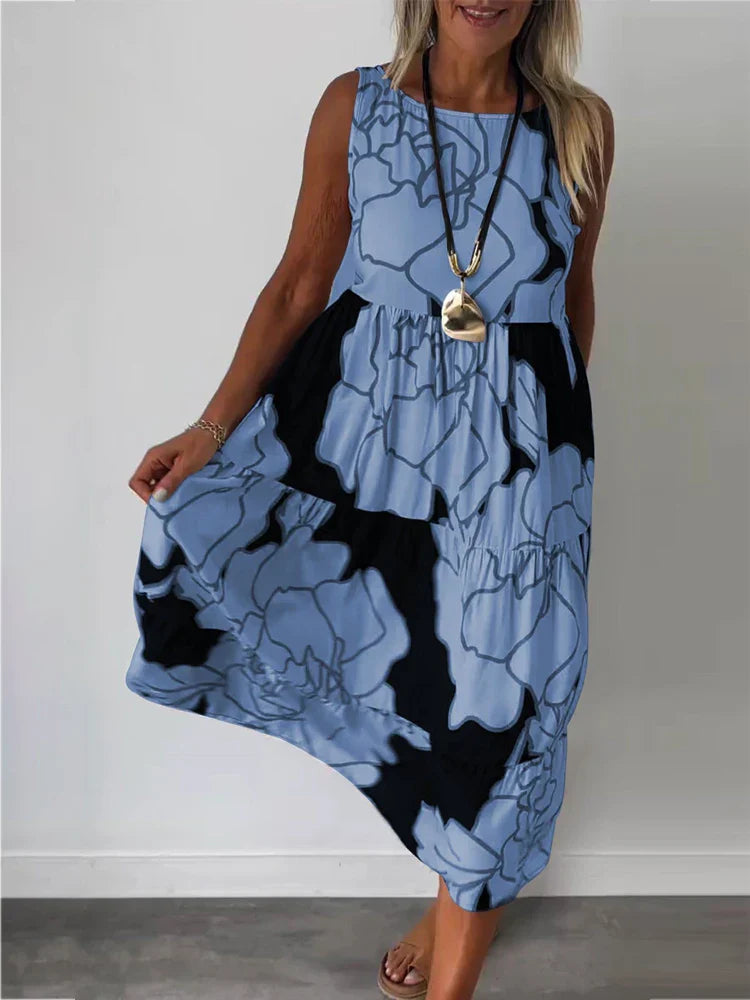 Beautiful Flower Summer Dress for Women