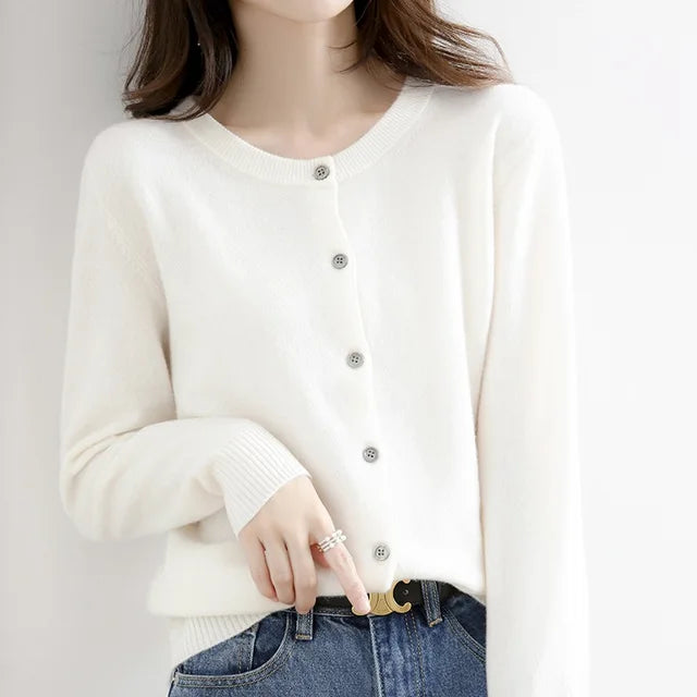 Cozy Women's Knitted Cardigan Sweater