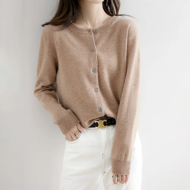 Cozy Women's Knitted Cardigan Sweater