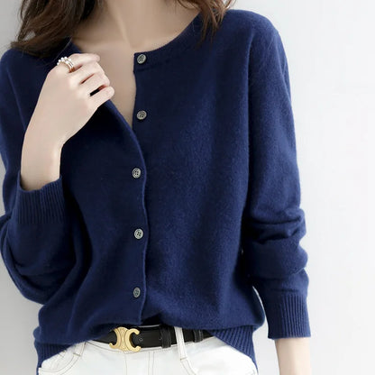 Cozy Women's Knitted Cardigan Sweater