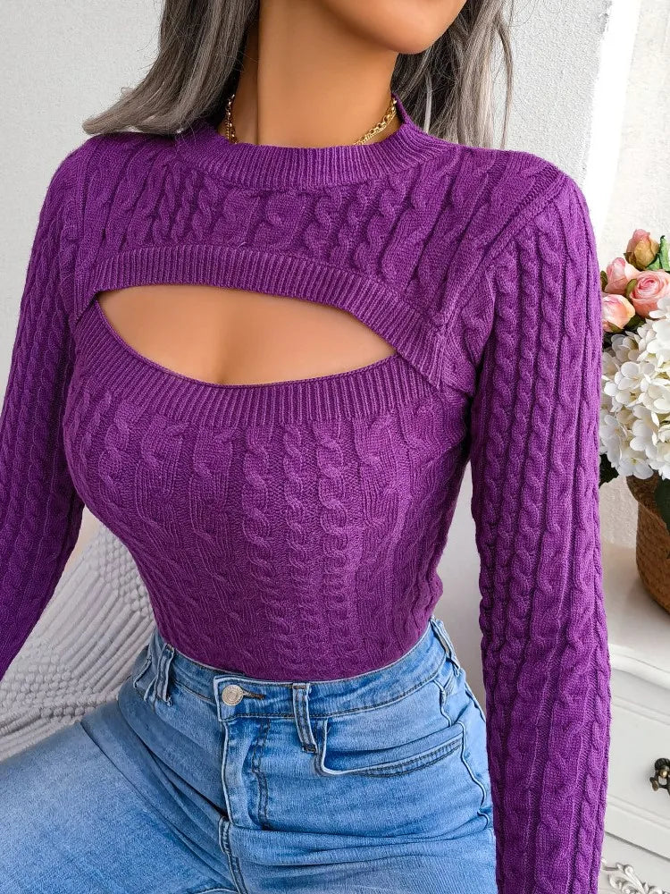 Warm Women's Soft Knitted Sweater