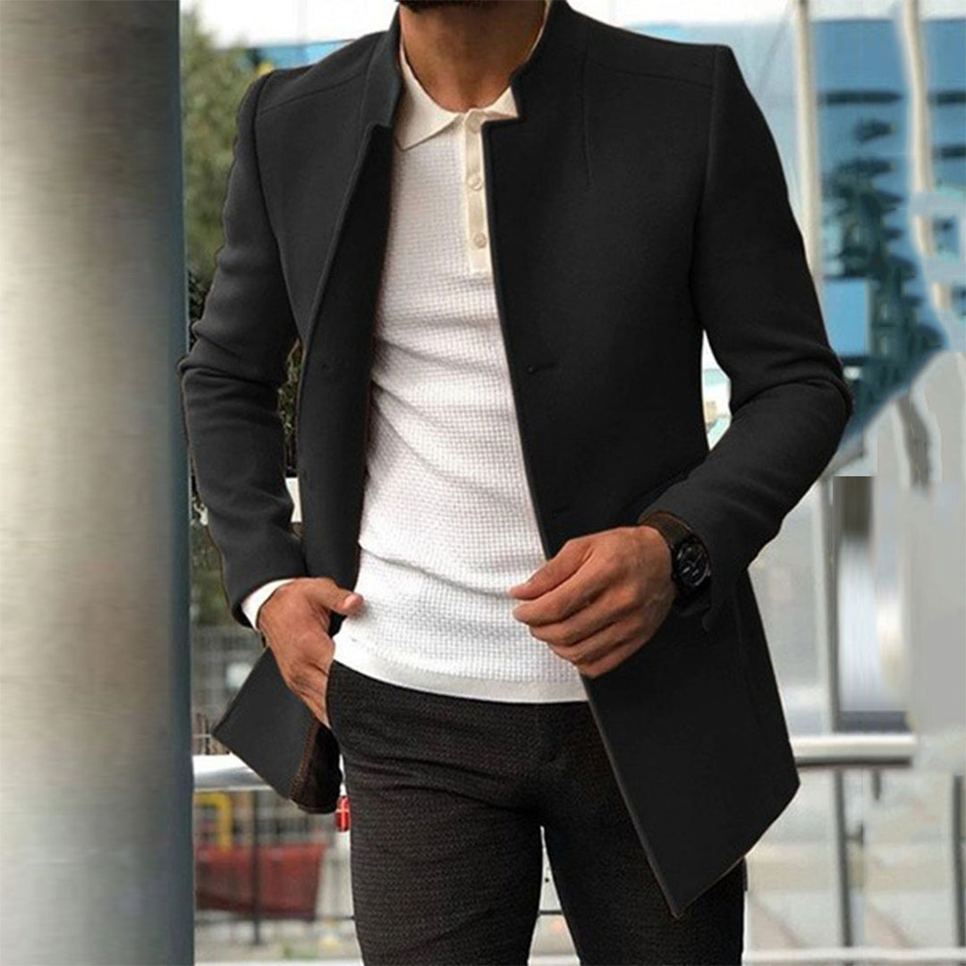 Warm Mens Parka Coat with Classic Fit