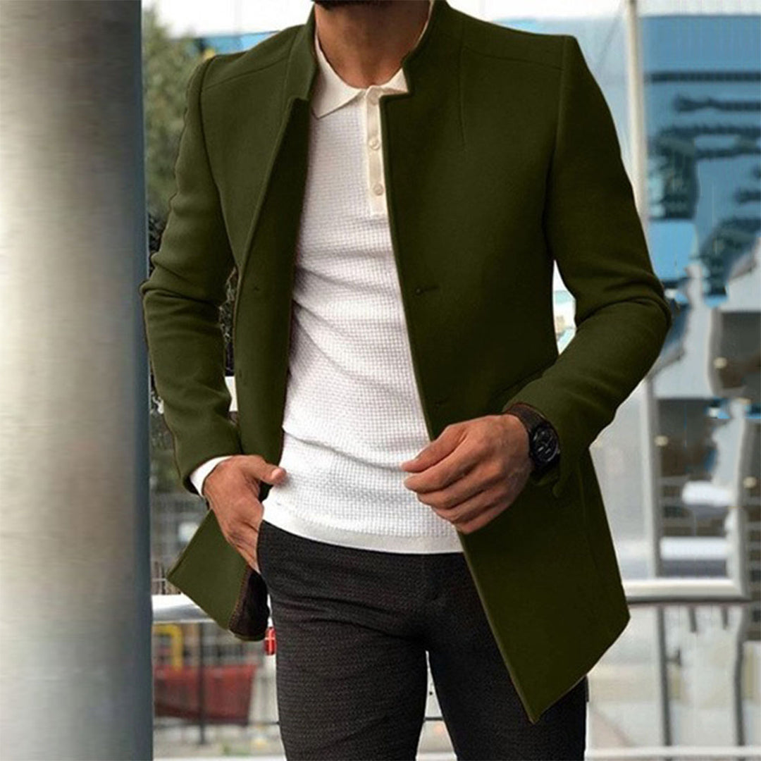 Warm Mens Parka Coat with Classic Fit