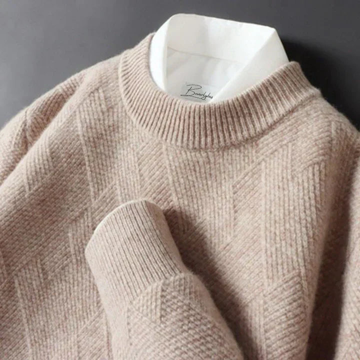 Luxurious Mens Cashmere Crew Neck Sweaters