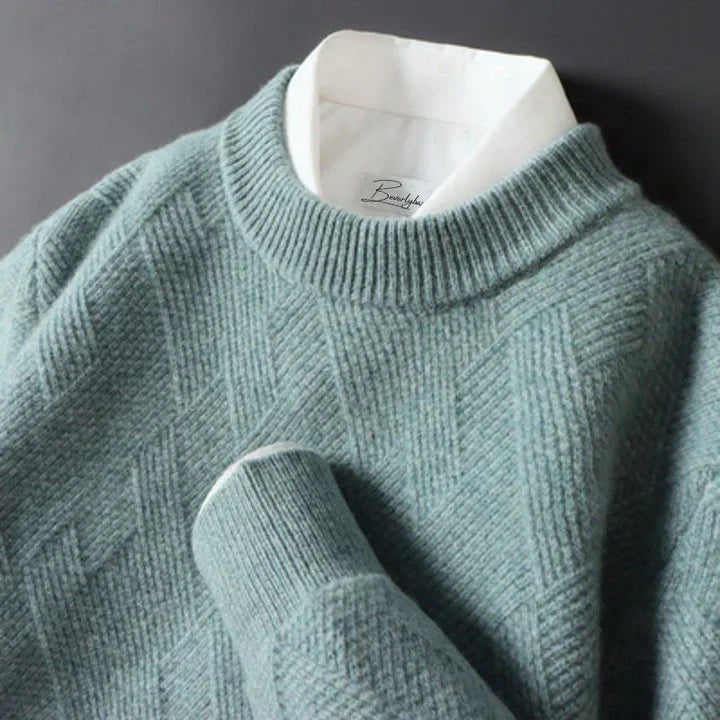 Luxurious Mens Cashmere Crew Neck Sweaters