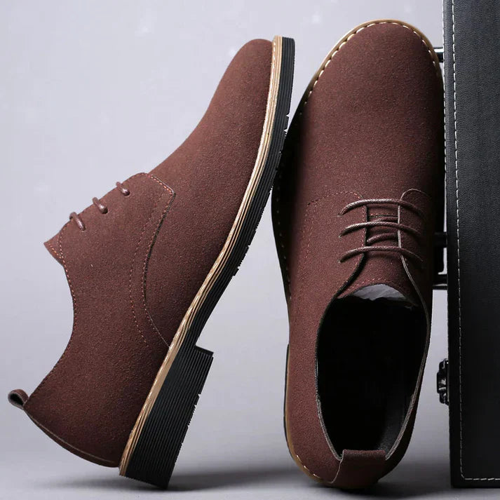 Leather Style Comfortable Work Shoes Men - OutfitLondon