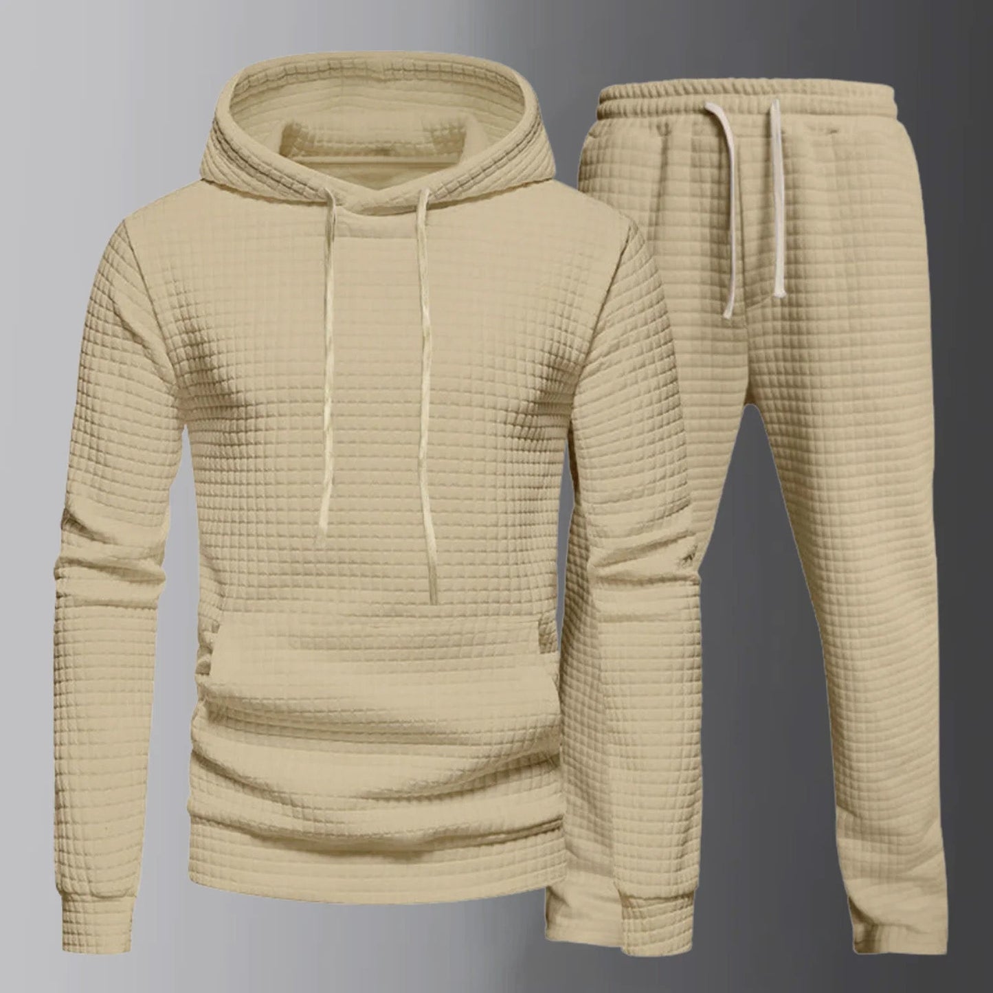 Soft Mens Fleece Hoodie Set
