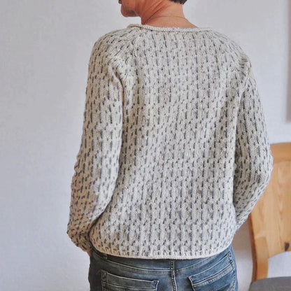 Women's Casual Knit Sweater Boat Neck