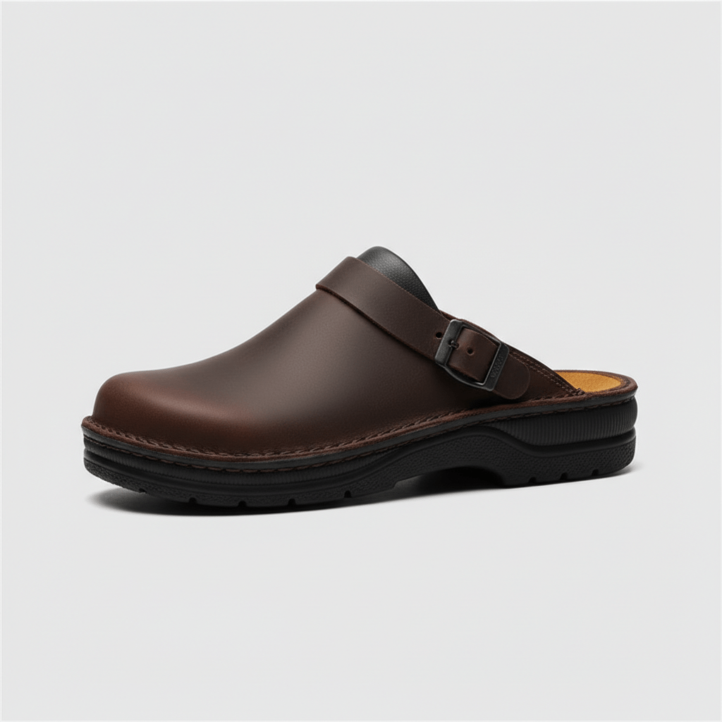 Comfortable Buckle Strap Closed Toe Summer Shoes - OutfitLondon
