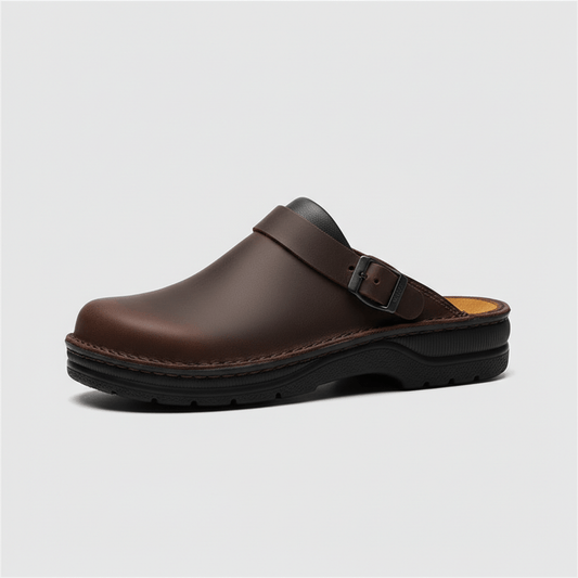 Comfortable Buckle Strap Closed Toe Summer Shoes - OutfitLondon