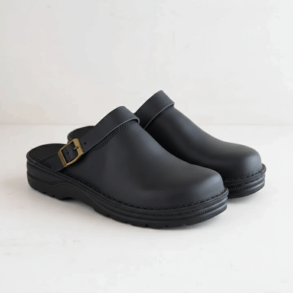 Comfortable Buckle Strap Closed Toe Summer Shoes