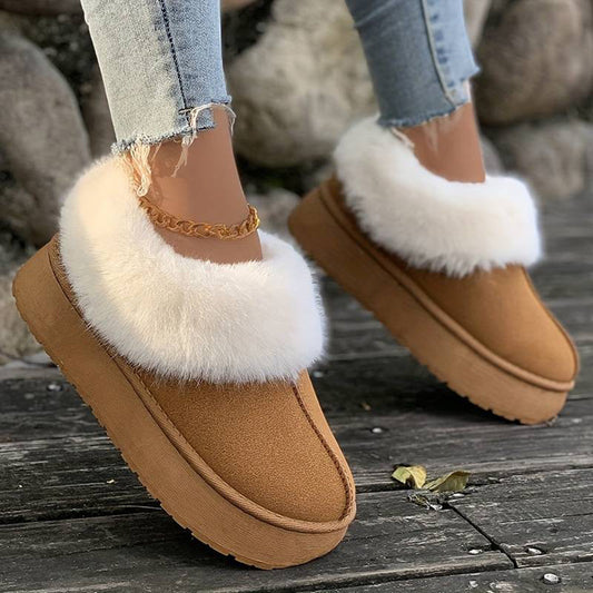 Cozy Women's Winter Ankle Boots - OutfitLondon