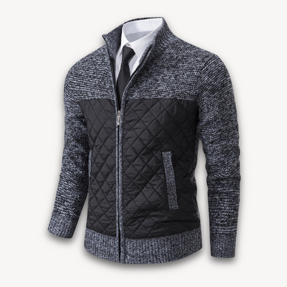 Insulated Mens Padded Coat - Warm Winter Jacket