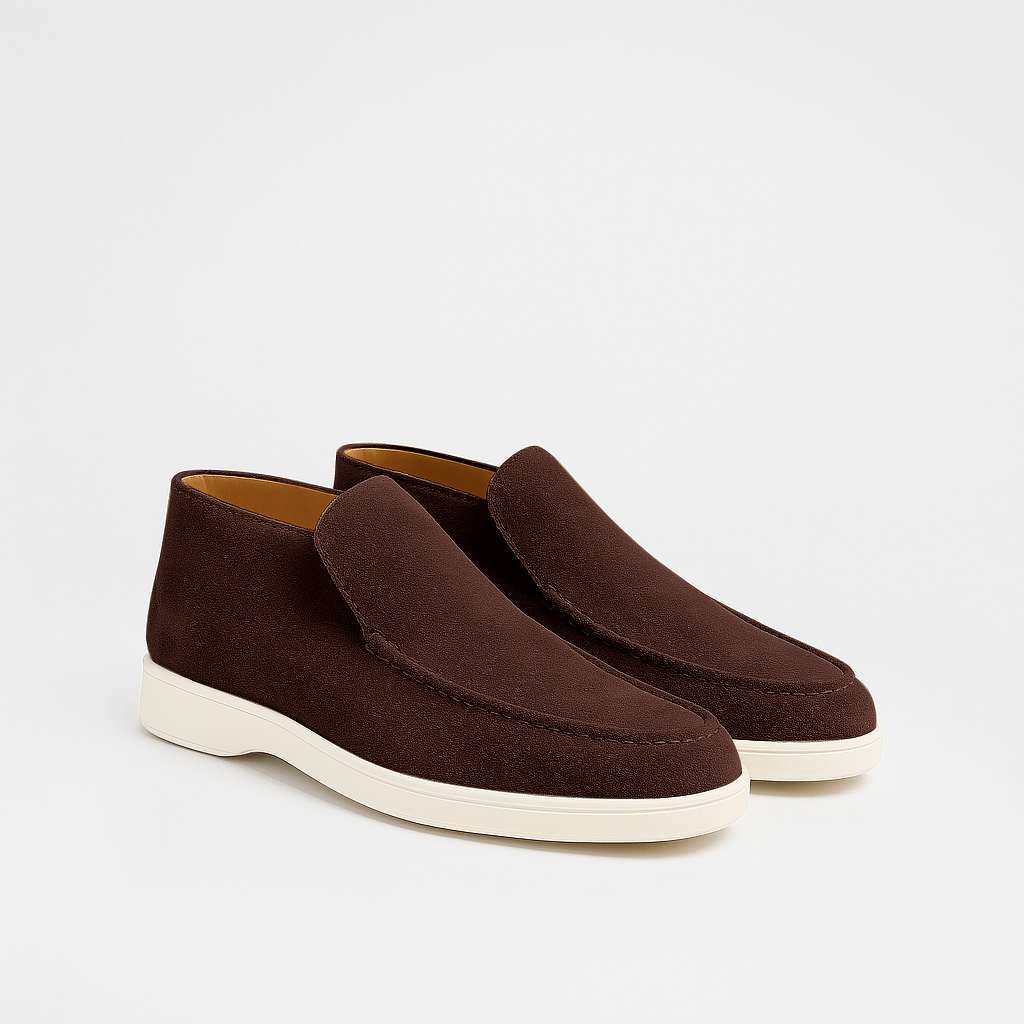 Luxury Soft Leather Slip On Loafers