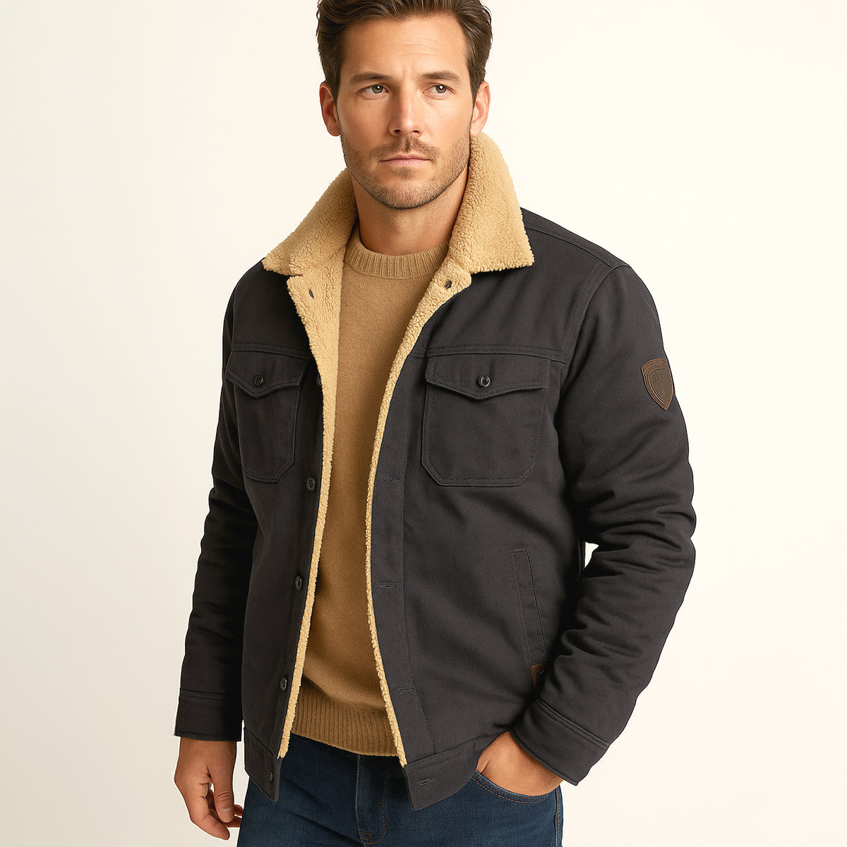 Thermal Insulated Mens Winter Parka Coat