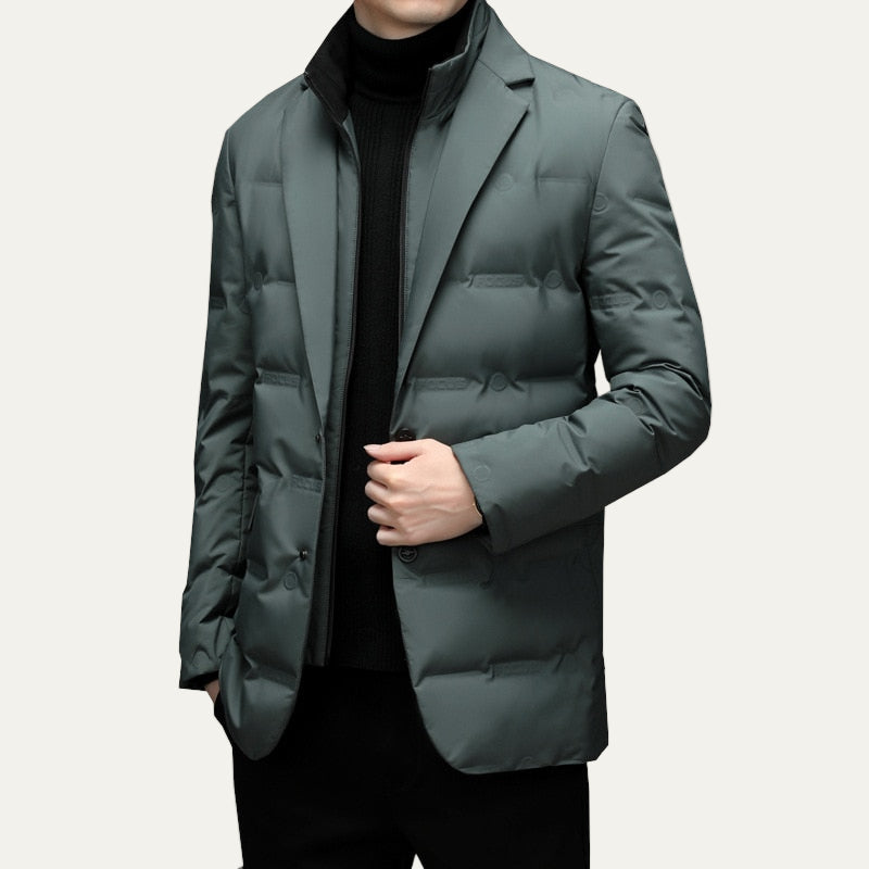 Men's Slim Fit Insulated Puffer Coat Jacket