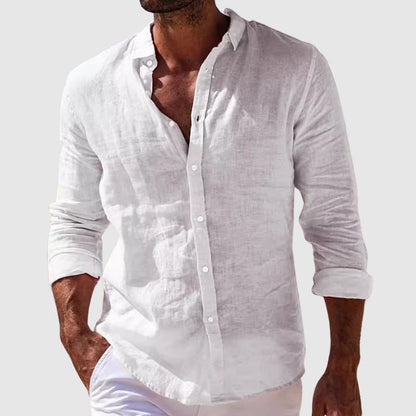 Lightweight Men's Linen Cotton Shirt