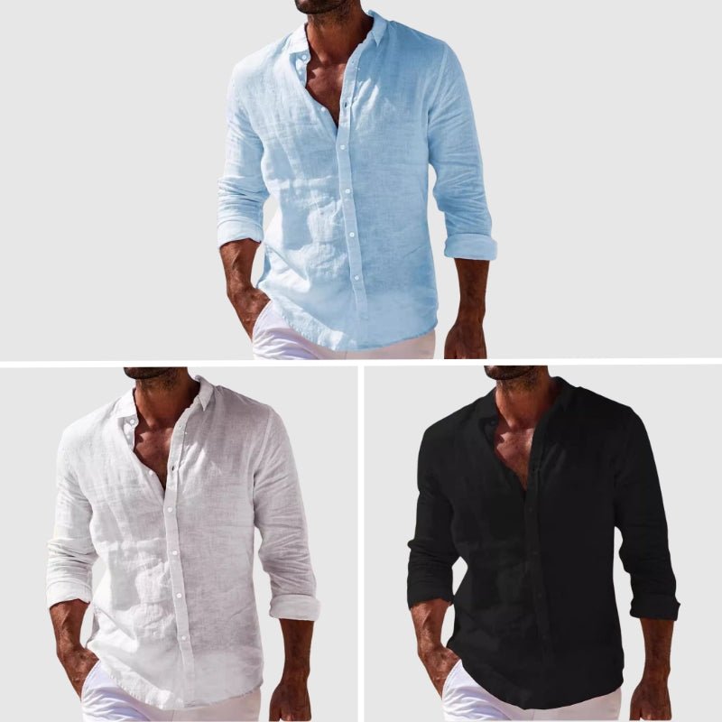 Lightweight Men's Linen Cotton Shirt