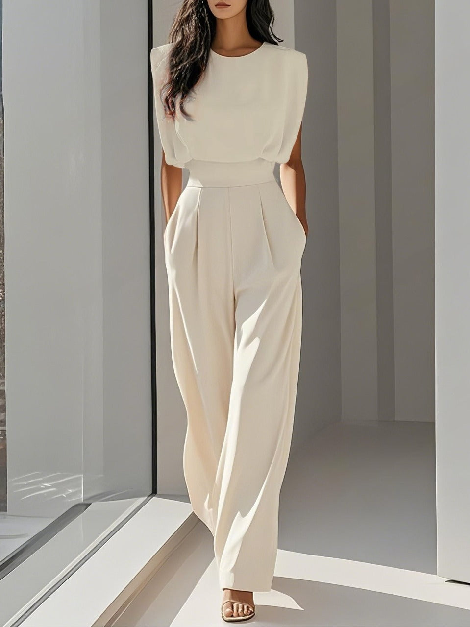 Chic Strapless Summer Romper Dress - OutfitLondon