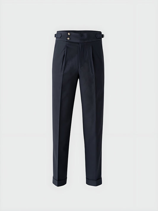 Men's Gurkha Pants Wool Tan - OutfitLondon