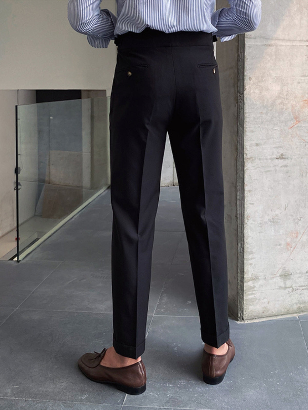Men's Gurkha Pants Wool Tan
