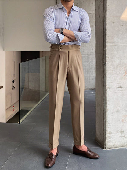 Men's Gurkha Pants Wool Tan