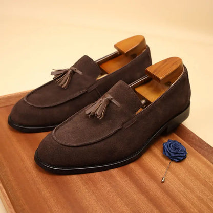 Men's Leather Loafers - OutfitLondon