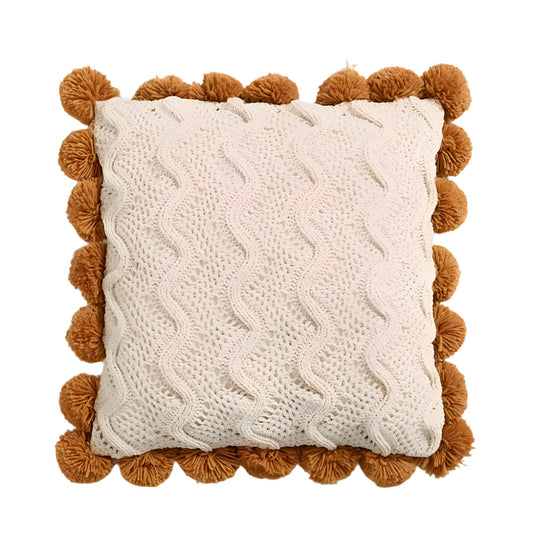 Vibrant Tassel Decorative Pillow Cover - OutfitLondon