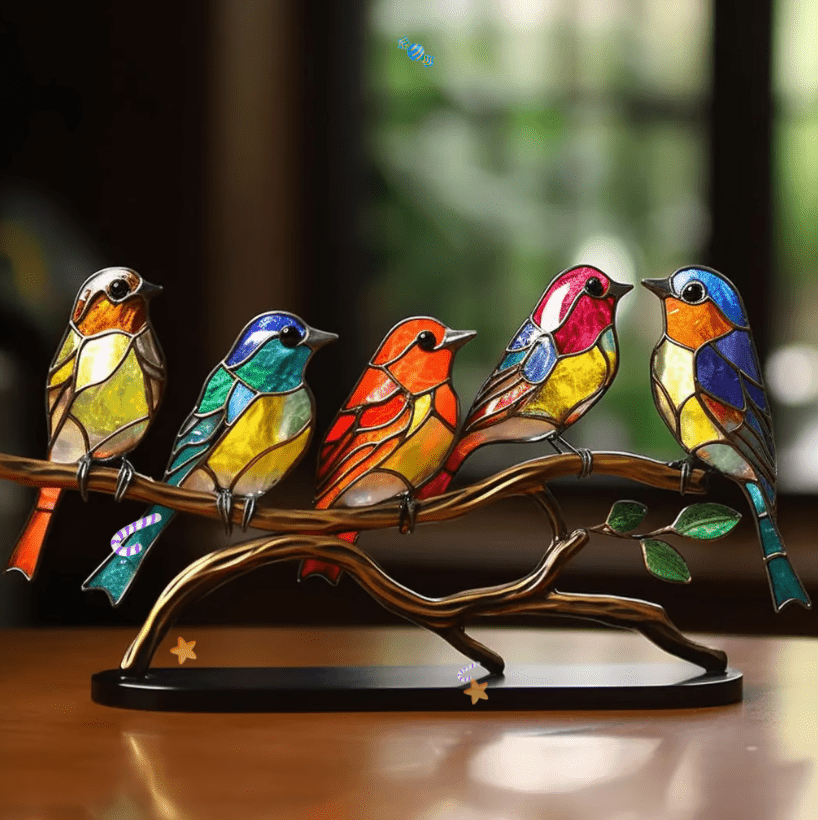 Vibrant Glass Hanging Decoration for Home