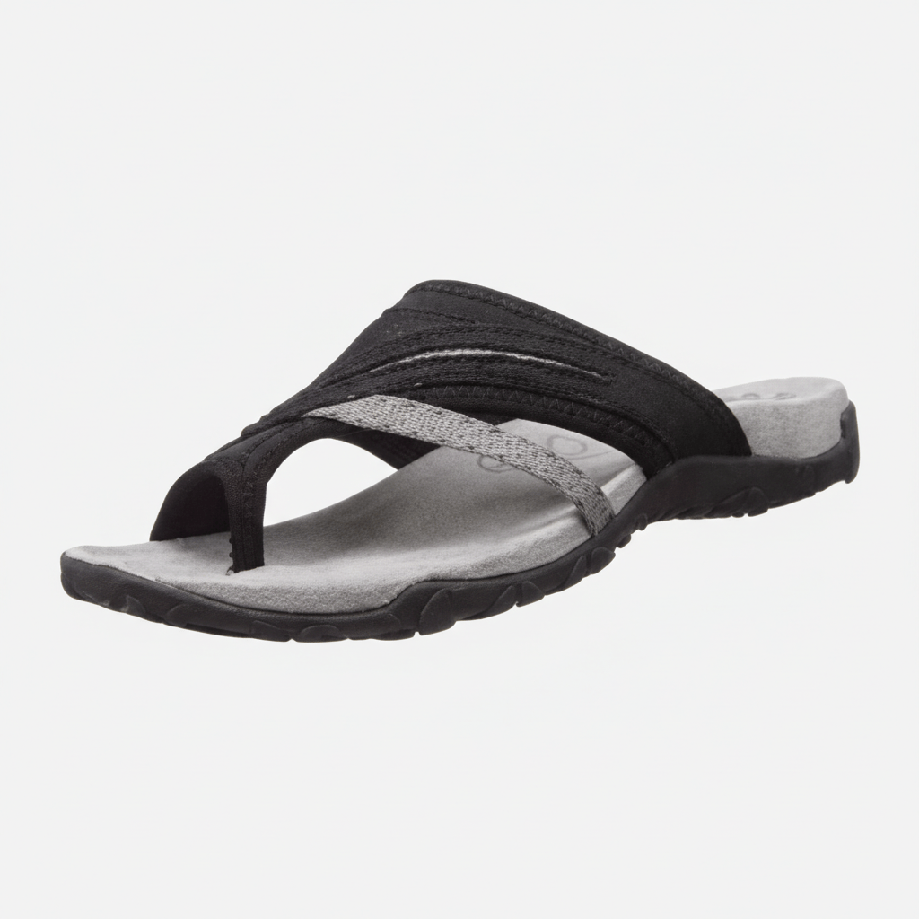 Comfortable Flat Slide Sandals with Padded Insoles