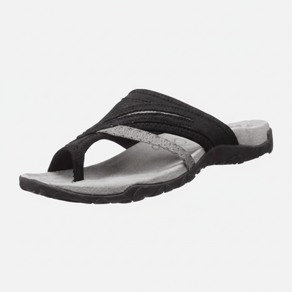 Comfortable Flat Slide Sandals with Padded Insoles