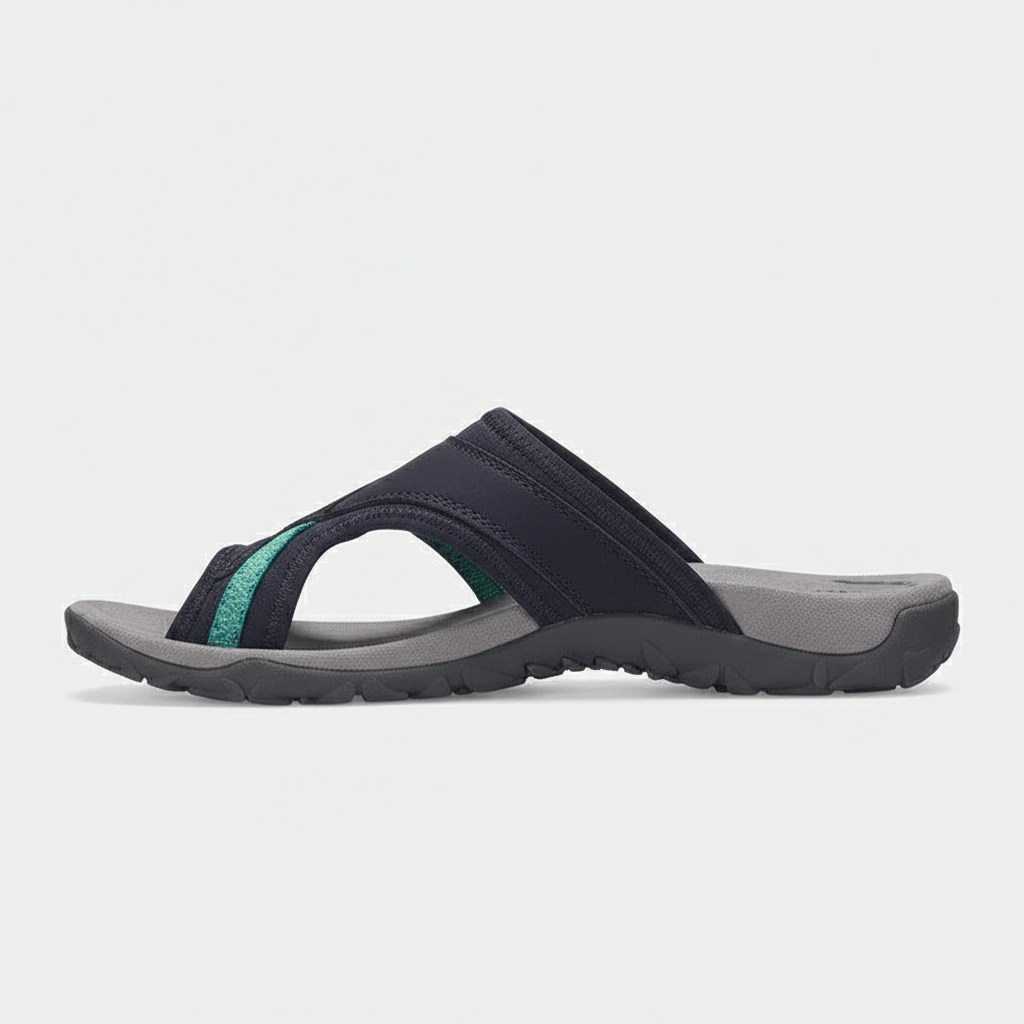 Comfortable Flat Slide Sandals with Padded Insoles