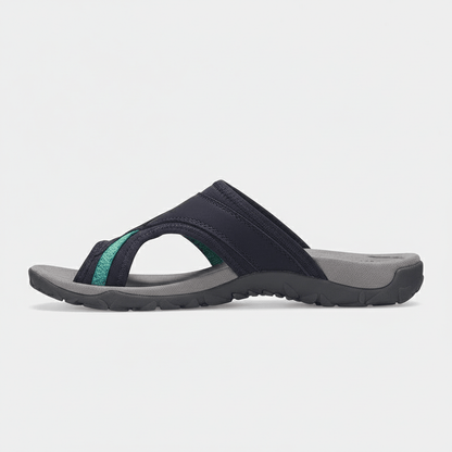 Comfortable Flat Slide Sandals with Padded Insoles