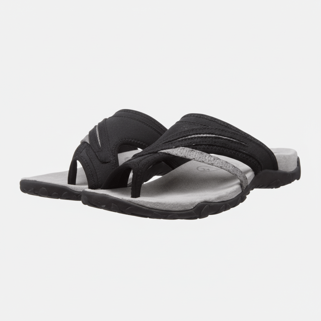 Comfortable Flat Slide Sandals with Padded Insoles
