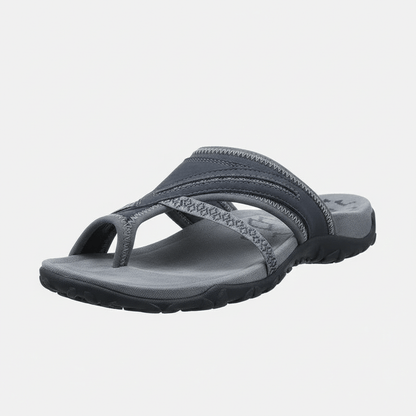 Comfortable Flat Slide Sandals with Padded Insoles