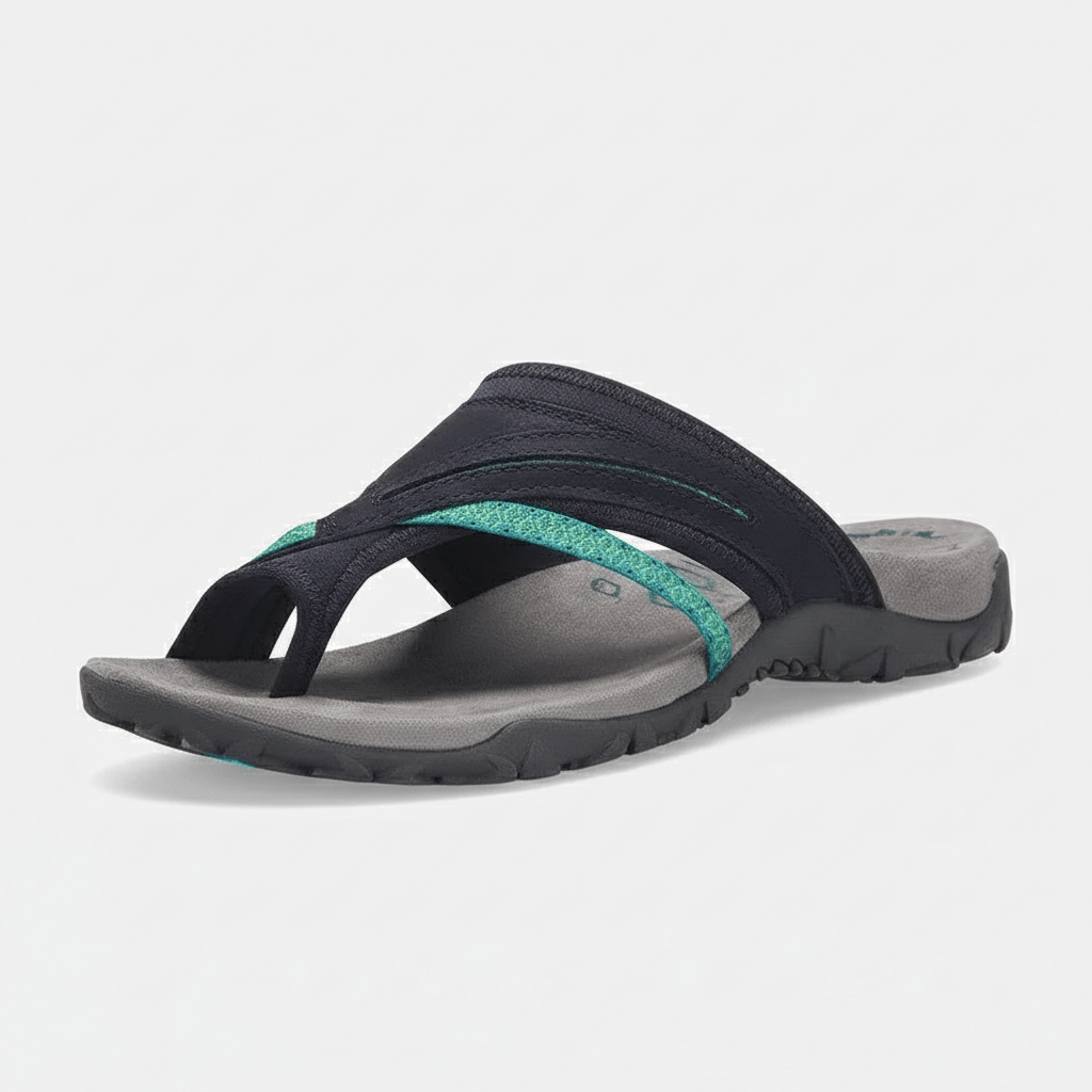 Comfortable Flat Slide Sandals with Padded Insoles