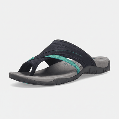 Comfortable Flat Slide Sandals with Padded Insoles