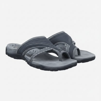 Comfortable Flat Slide Sandals with Padded Insoles