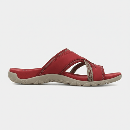 Comfortable Flat Slide Sandals with Padded Insoles