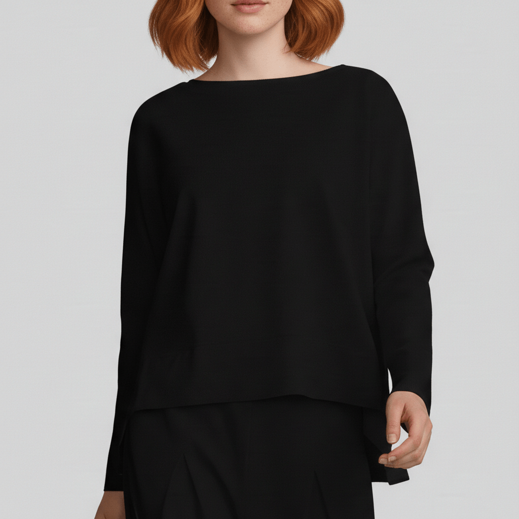 Casual 2 Piece Outfit Round Neck Top and Loose Pants
