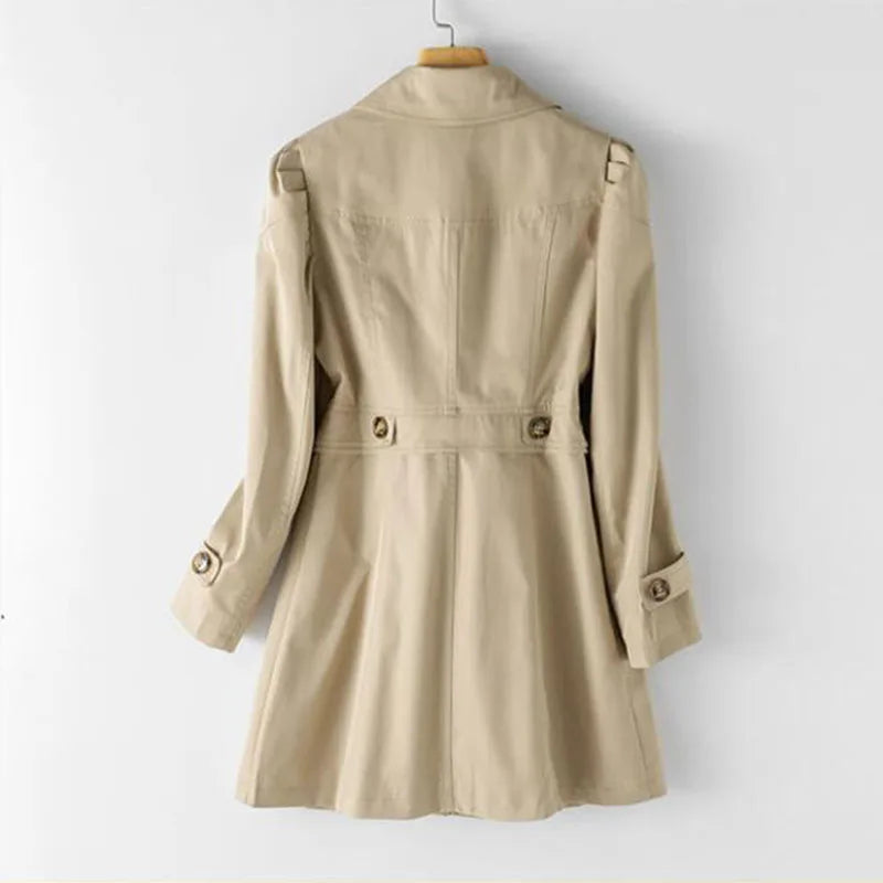 Classic Women's Waterproof Long Trench Coat
